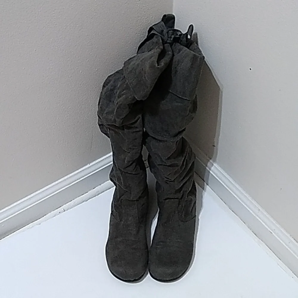 Maden Girl Jaylyne Gray Slouch Boots